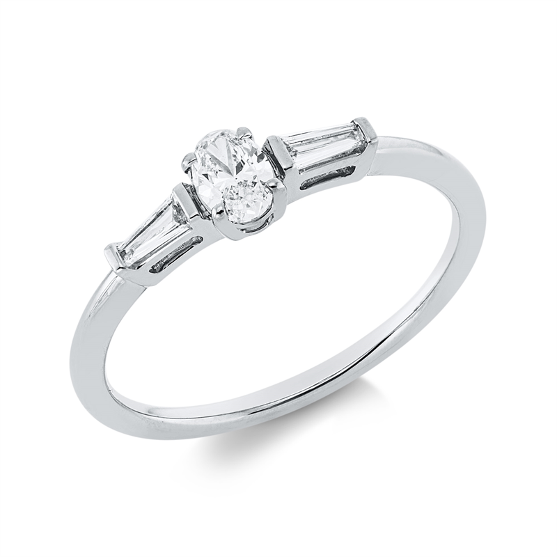 Ring 4er-Krappe 18 kt WG