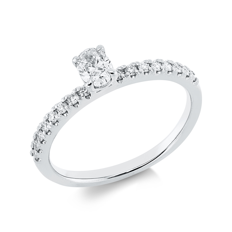 Ring 4er-Krappe 18 kt WG