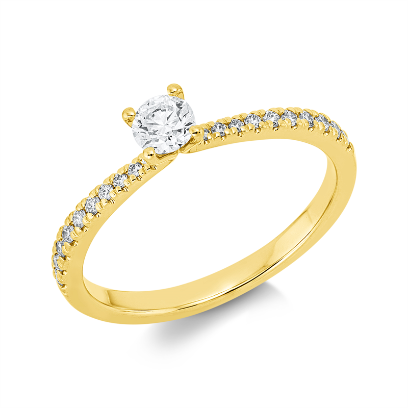 Ring 4er-Krappe 18 kt GG