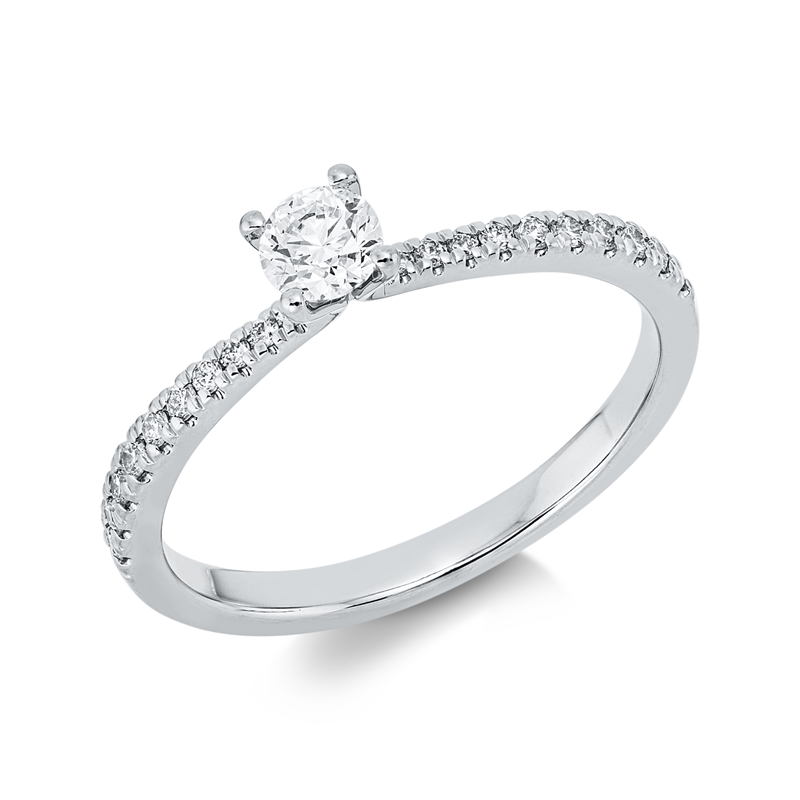 Ring 4er-Krappe 18 kt WG
