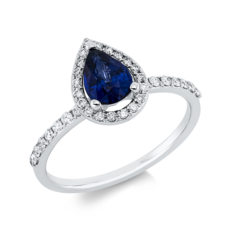 Ring 3er-Krappe 18 kt WG