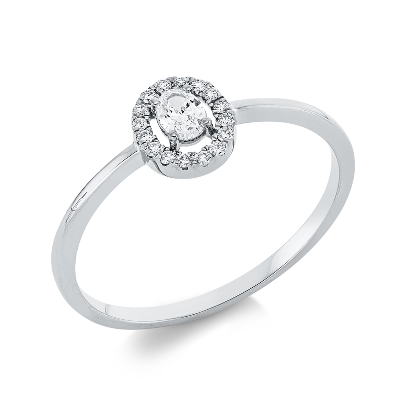 Ring 4er-Krappe 18 kt WG