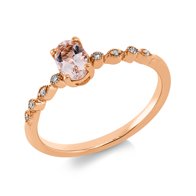 Ring 4er-Krappe 18 kt RG