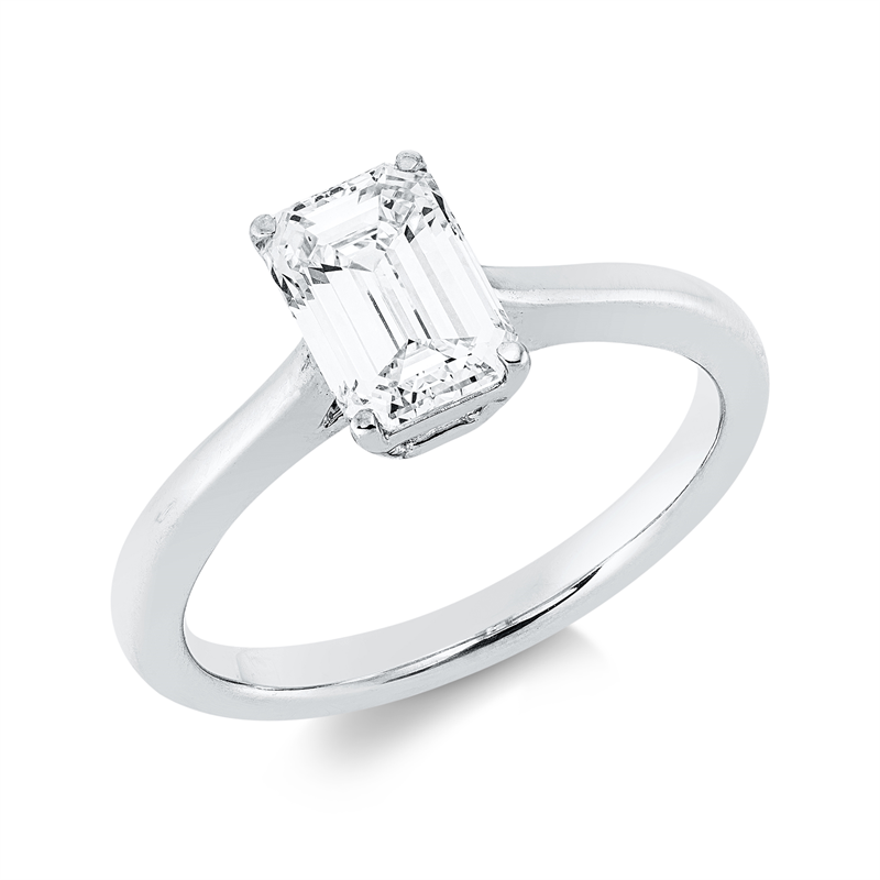 Ring 4er-Krappe 18 kt WG, GIA2231596633