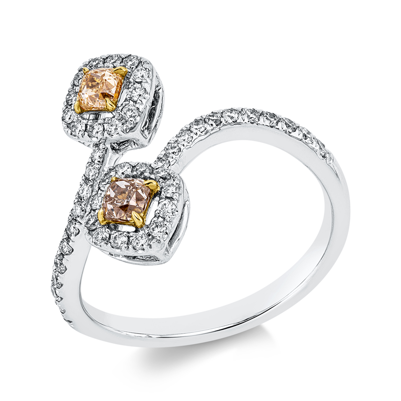Ring 18 kt WG+GG