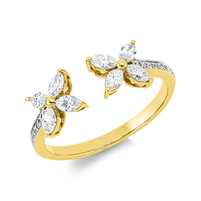 Ring 18 kt GG+WG