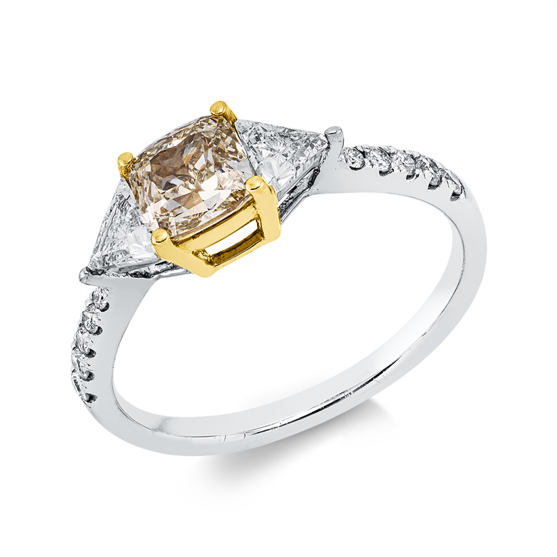 Ring 18 kt WG+GG
