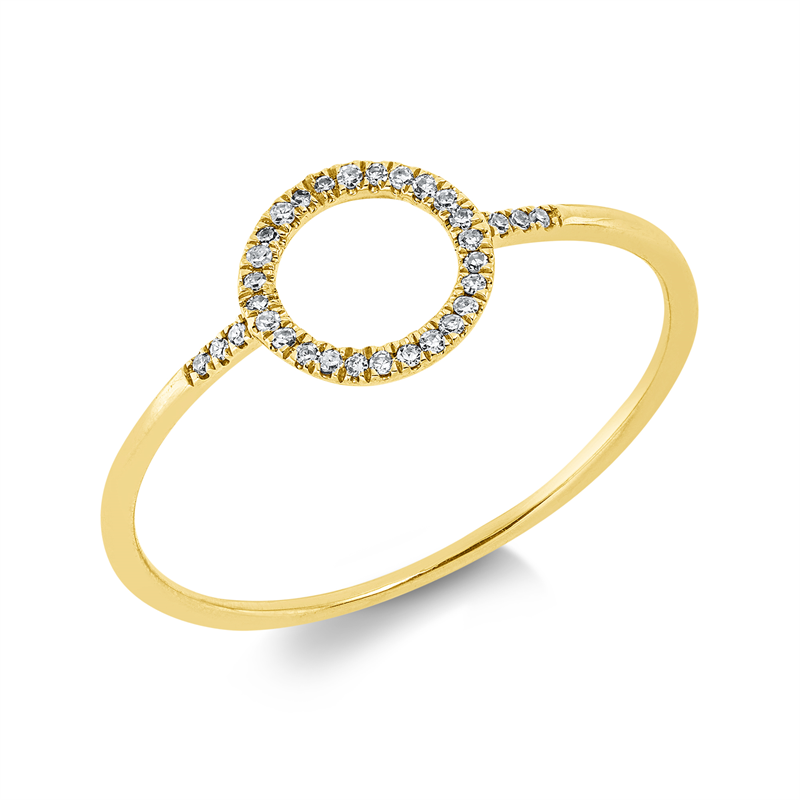 Ring 18 kt GG Kreis