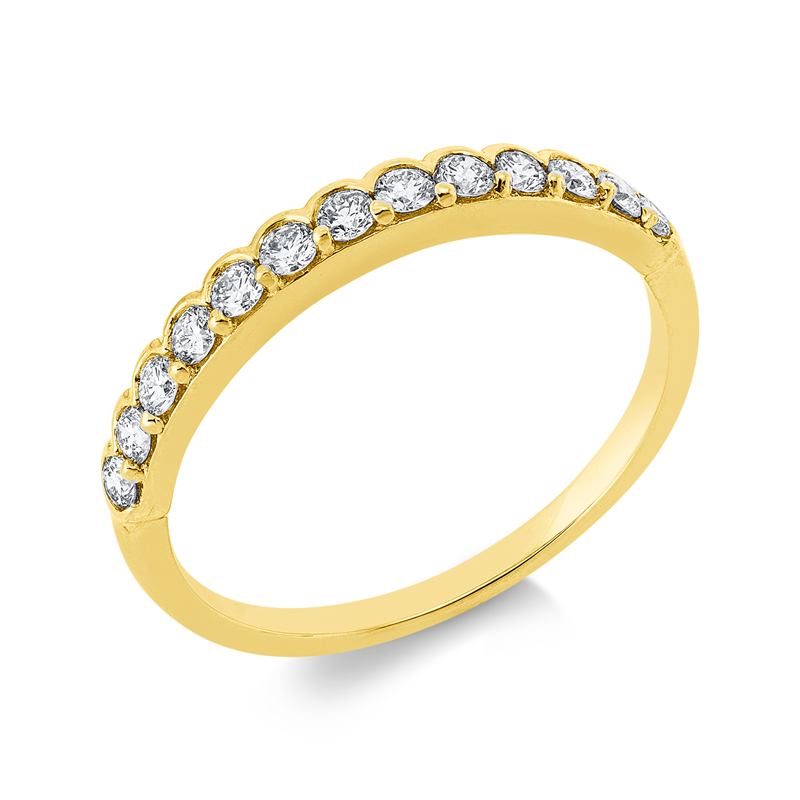 Ring Halbzarge 18 kt GG