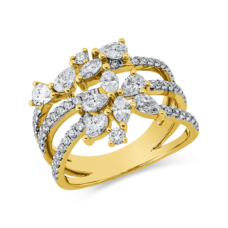 Ring 18 kt GG+WG