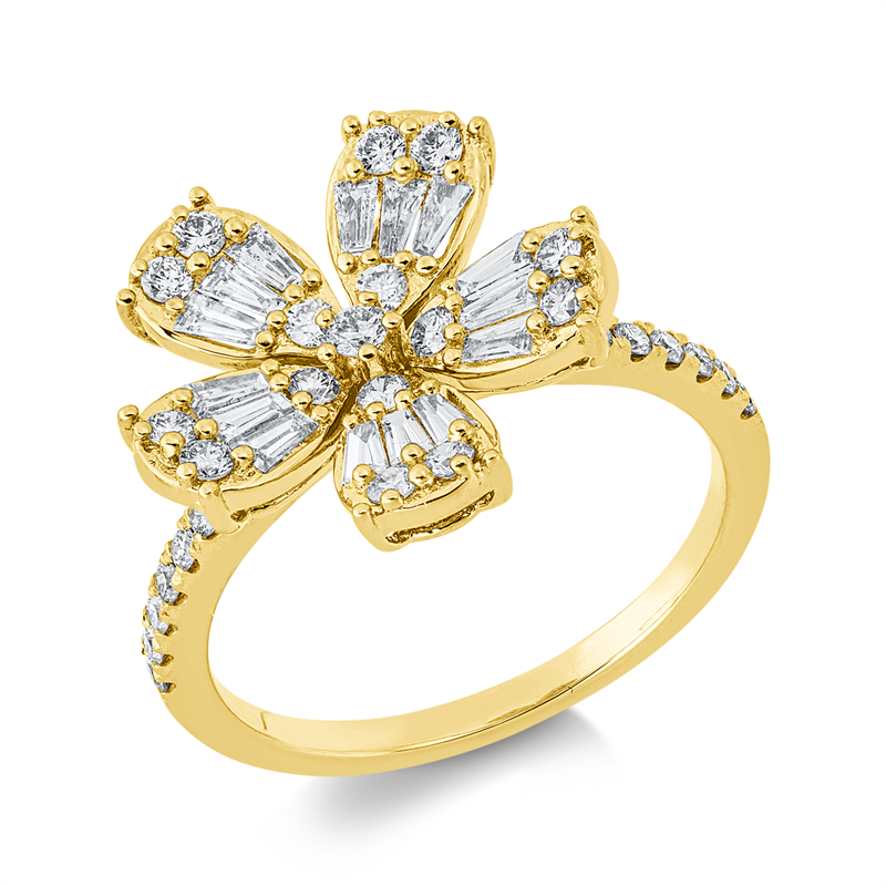 Ring 18 kt GG Blume