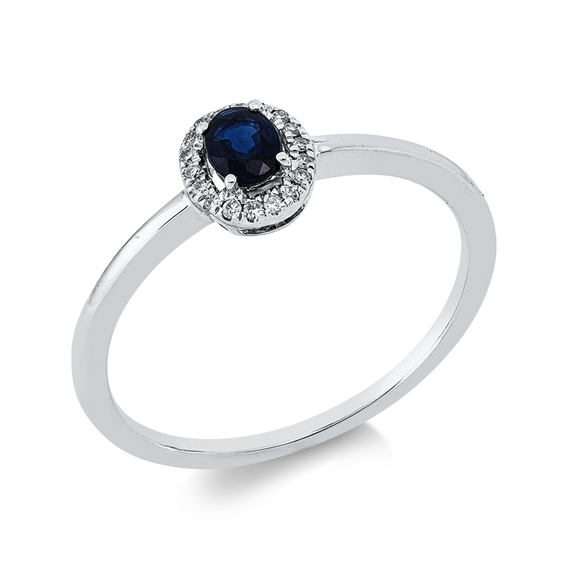 Ring 4er-Krappe 18 kt WG