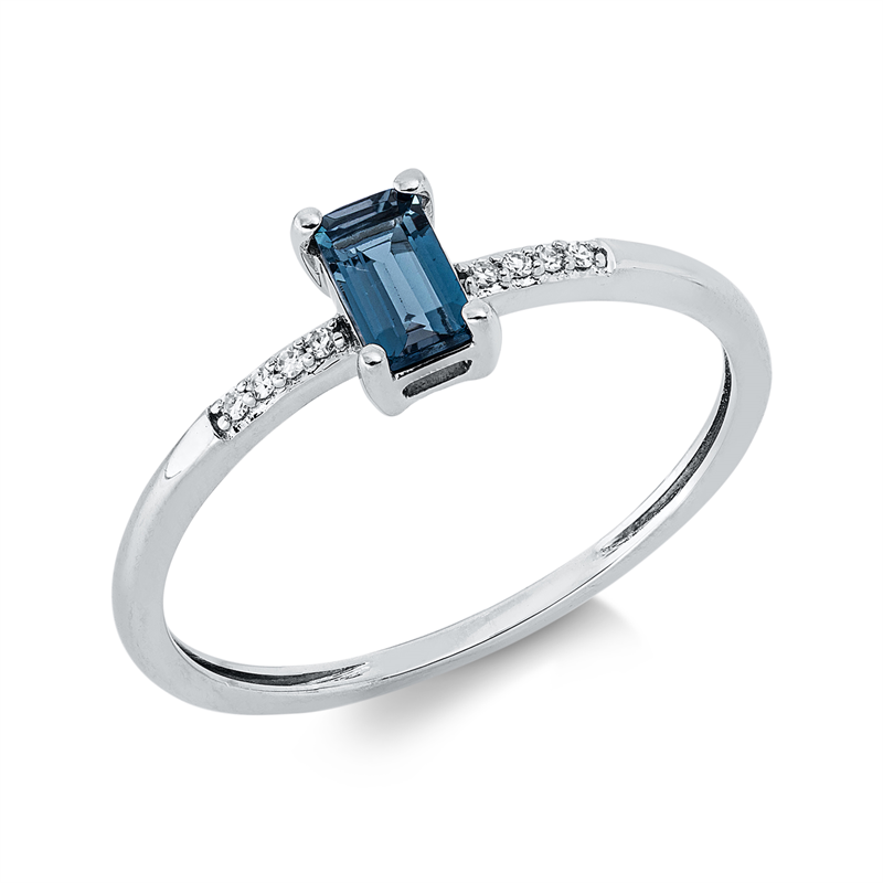 Ring 4er-Krappe 18 kt WG