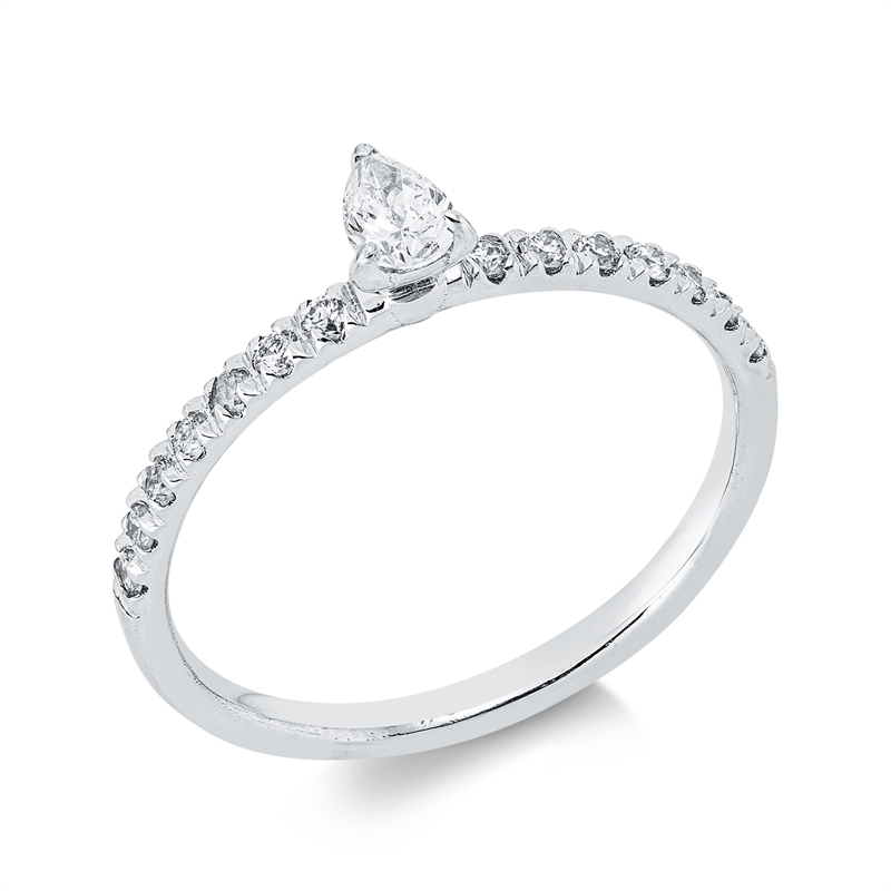Ring 3er-Krappe 18 kt WG