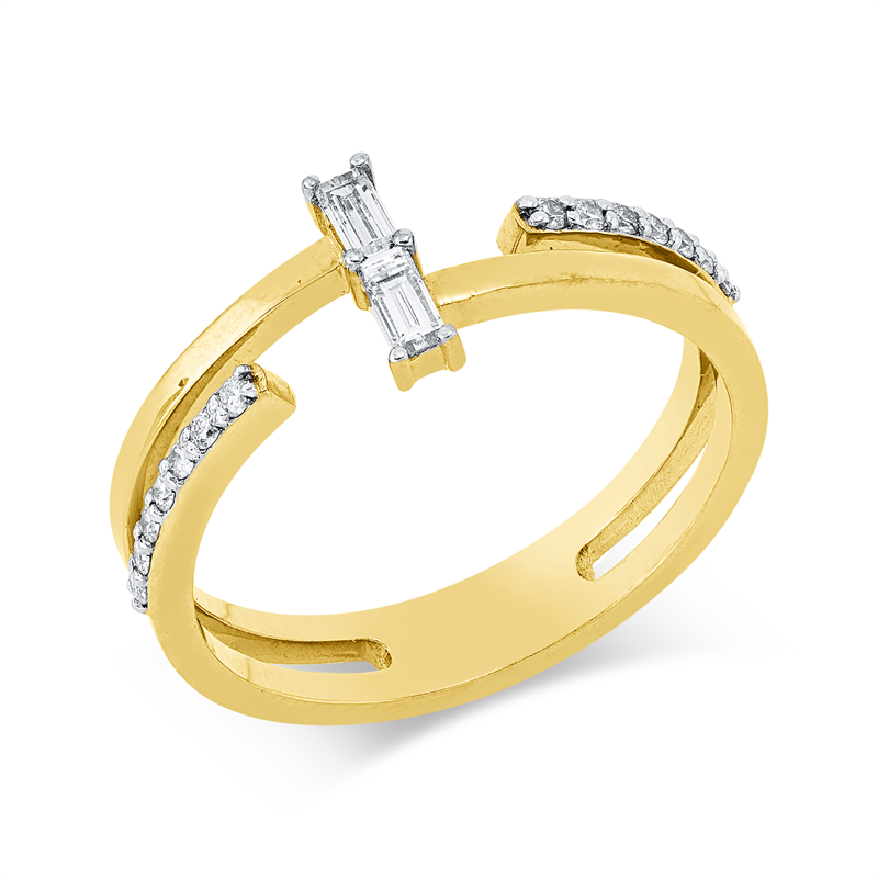 Ring 18 kt GG+WG