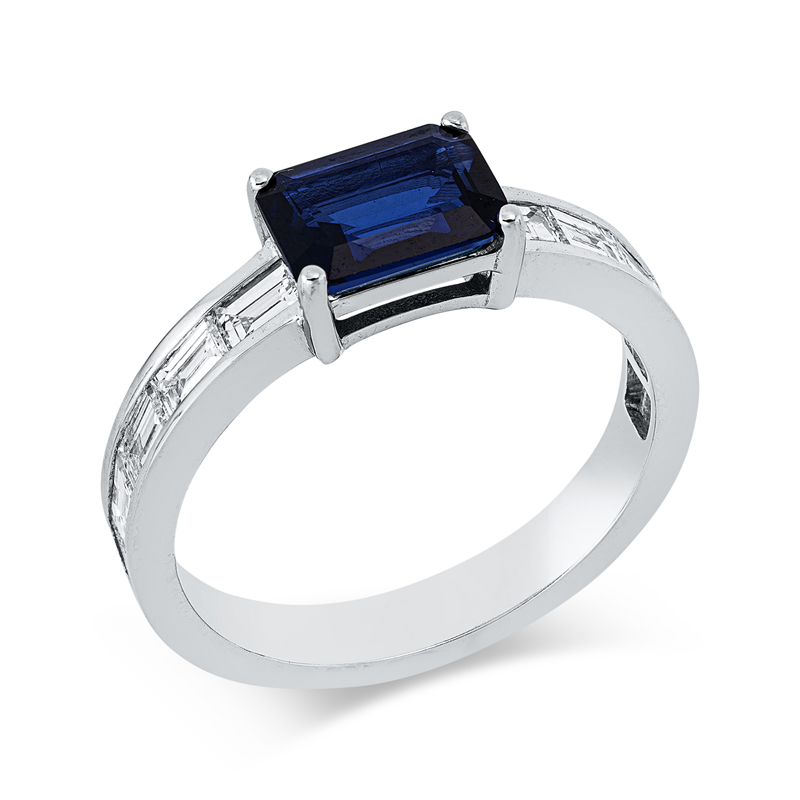 Ring 4er-Krappe 18 kt WG
