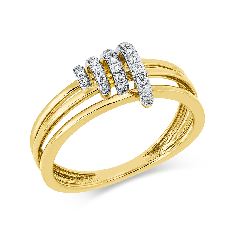 Ring 18 kt GG+WG