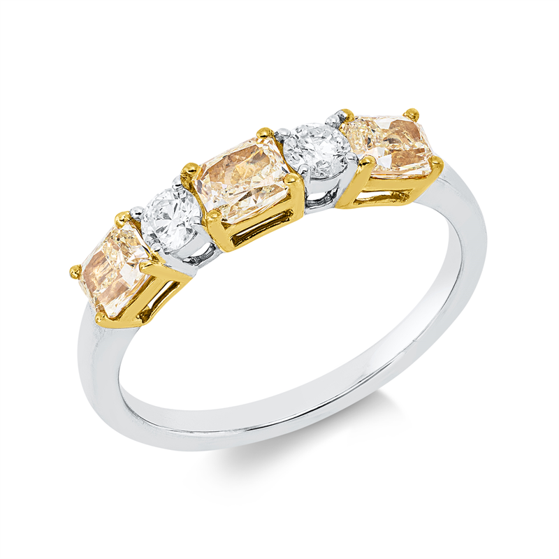 Ring 18 kt WG+GG