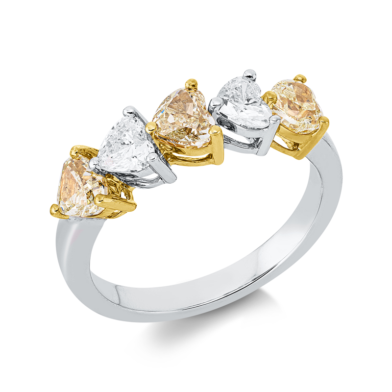 Ring 18 kt WG+GG