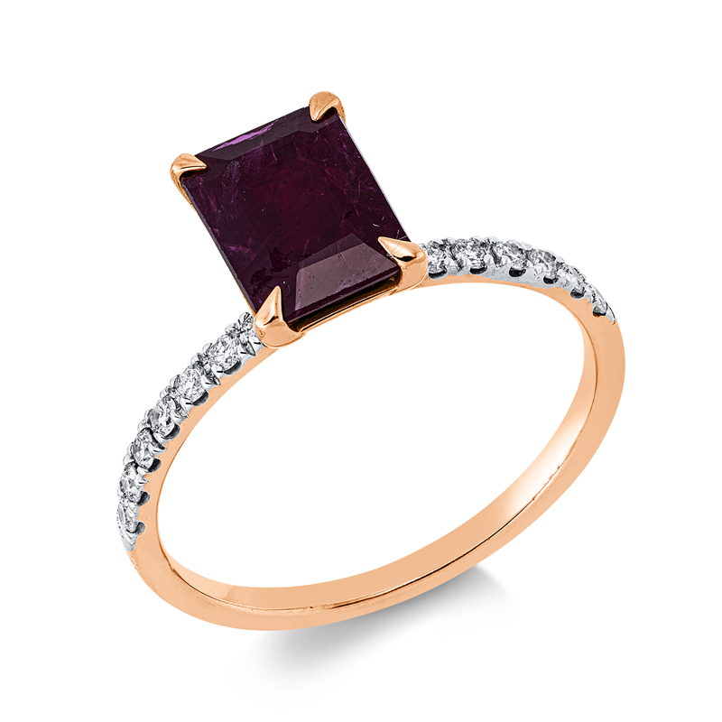 Ring 18 kt RG+WG