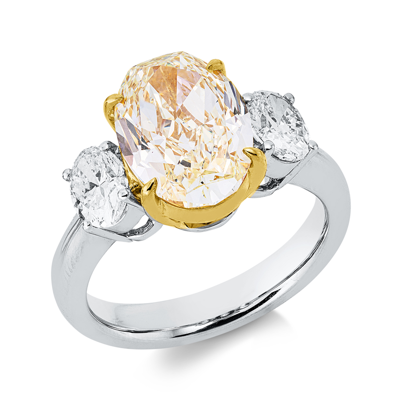 Ring 18 kt WG+GG, GIA 2225513815