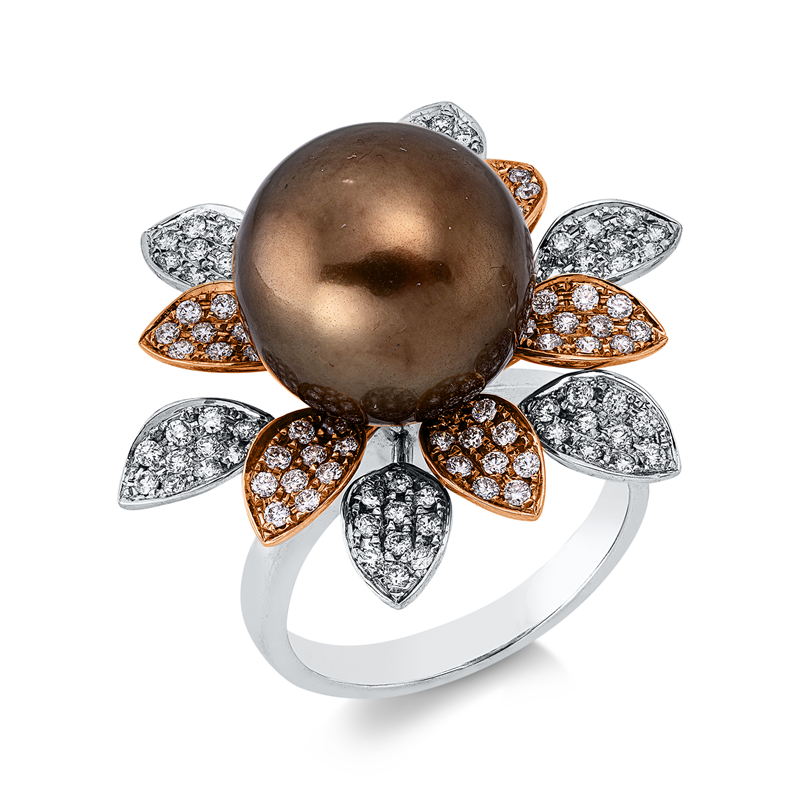Ring 18 kt WG+RG
