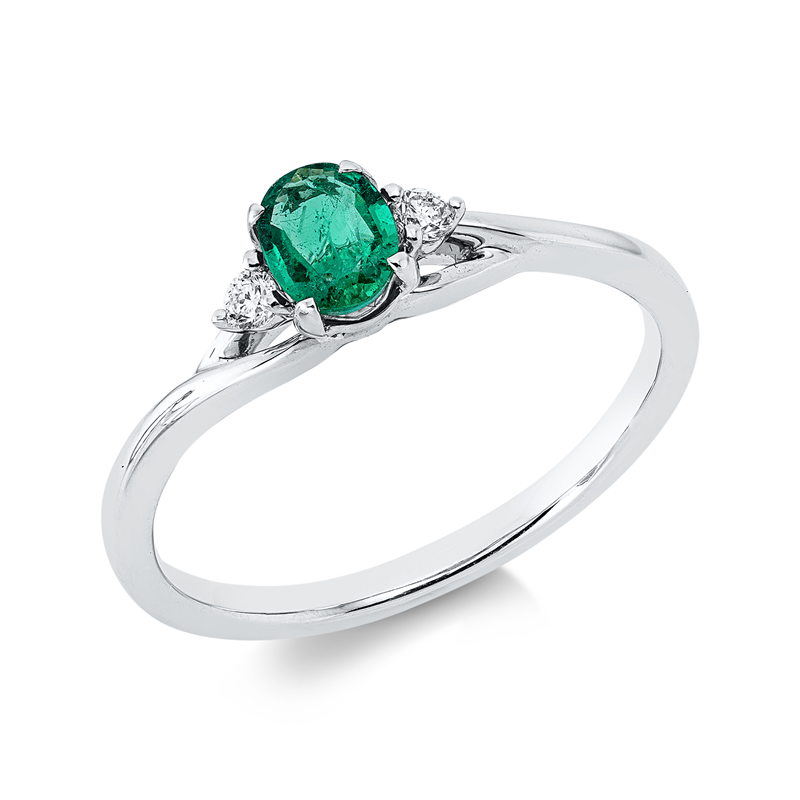Ring 4er-Krappe 18 kt WG