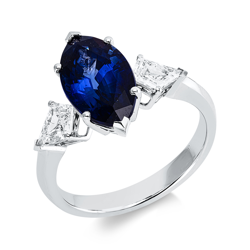 Ring 6er-Krappe 18 kt WG