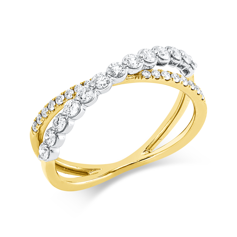 Ring 18 kt GG+WG