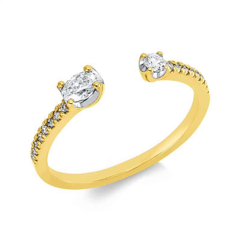Ring 18 kt GG+WG