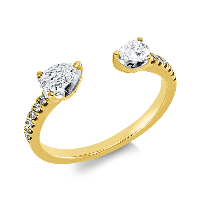 Ring 18 kt GG+WG