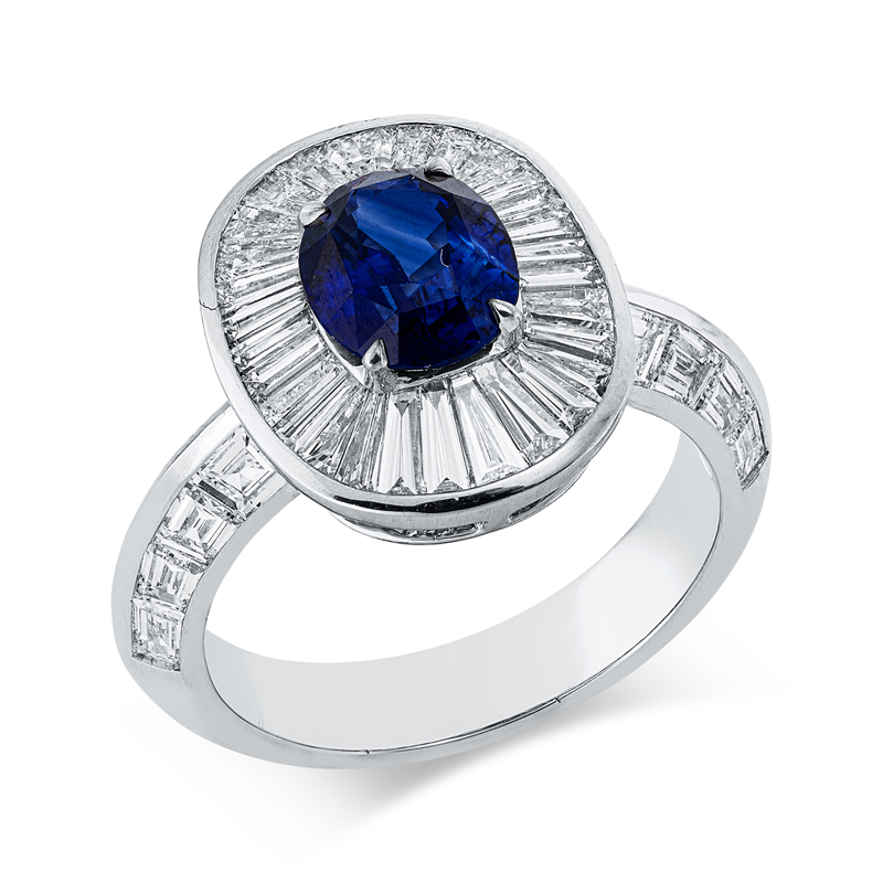 Ring 4er-Krappe 18 kt WG