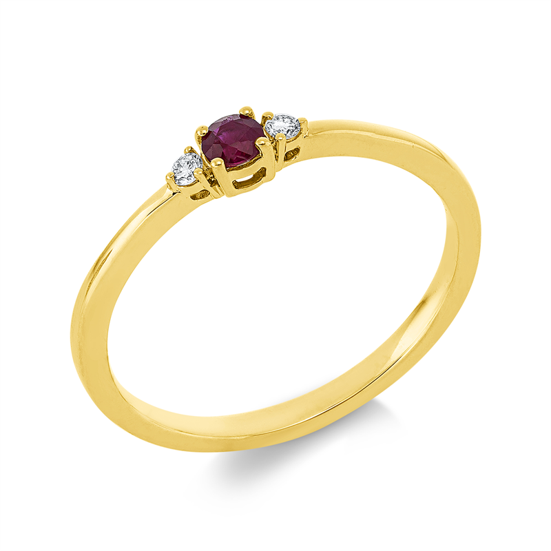 Ring 4er-Krappe 18 kt GG
