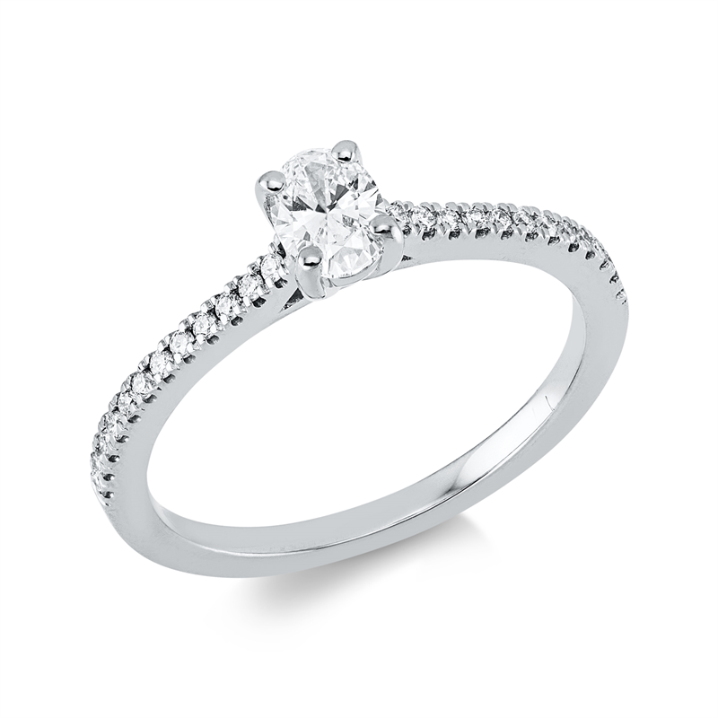 Ring 4er-Krappe 18 kt WG