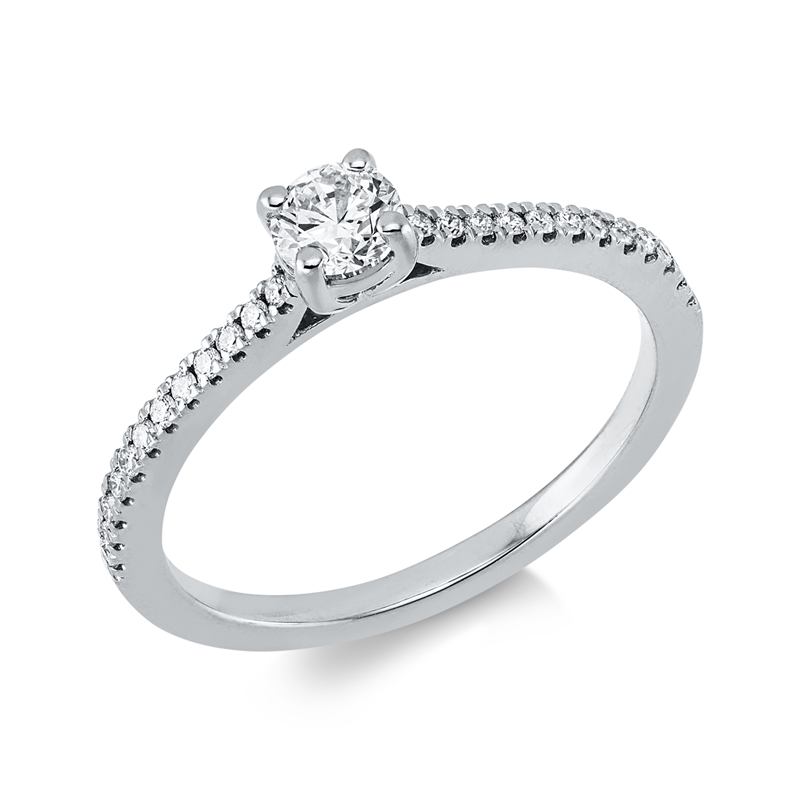 Ring 4er-Krappe 18 kt WG