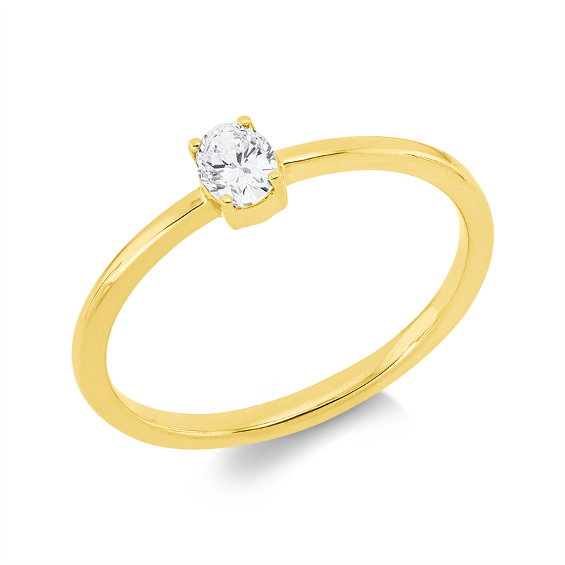 Ring 4er-Krappe 18 kt GG