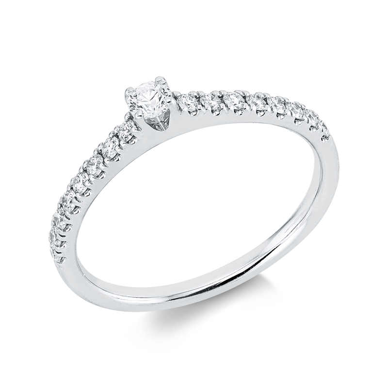 Ring 4er-Krappe 18 kt WG