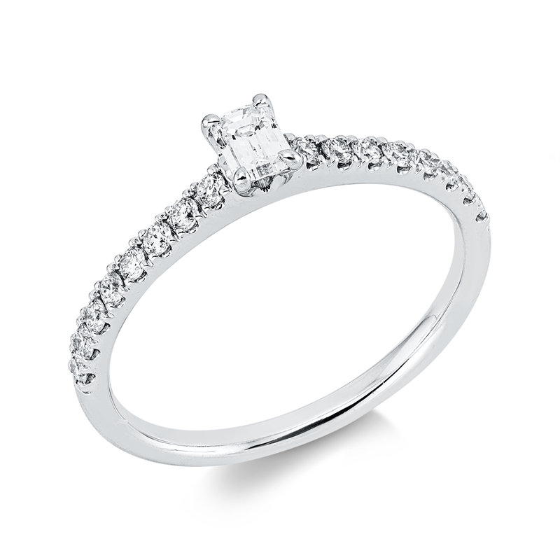 Ring 4er-Krappe 18 kt WG