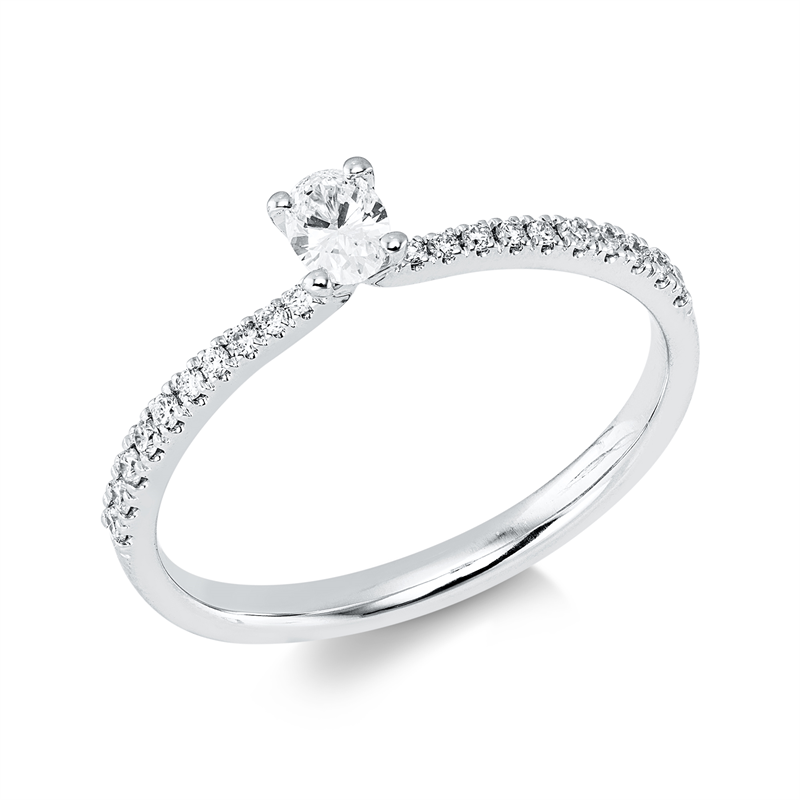 Ring 4er-Krappe 18 kt WG