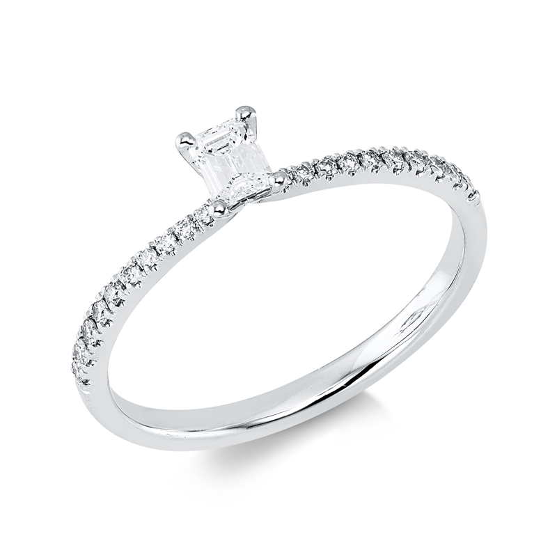 Ring 4er-Krappe 18 kt WG