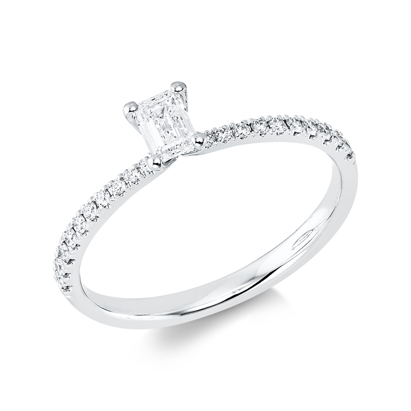 Ring 4er-Krappe 18 kt WG