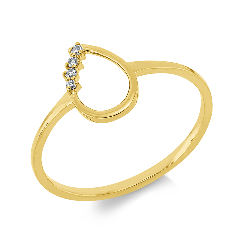 Ring 18 kt GG Tropfen