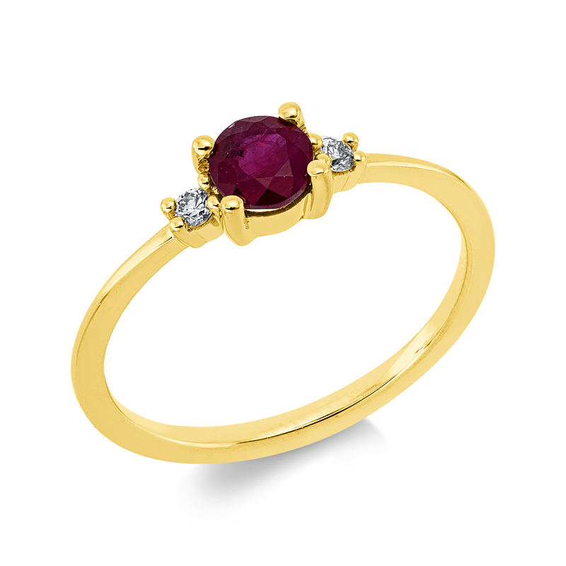 Ring 4er-Krappe 18 kt GG