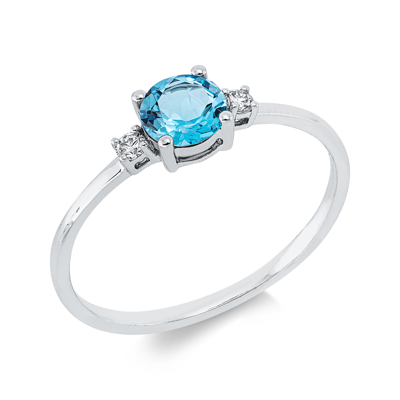 Ring 4er-Krappe 18 kt WG