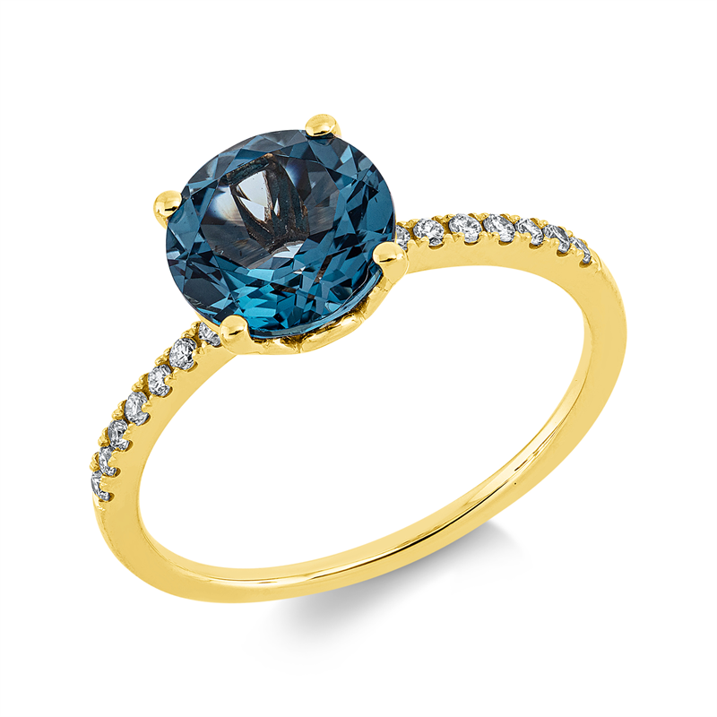 Ring 4er-Krappe 18 kt GG