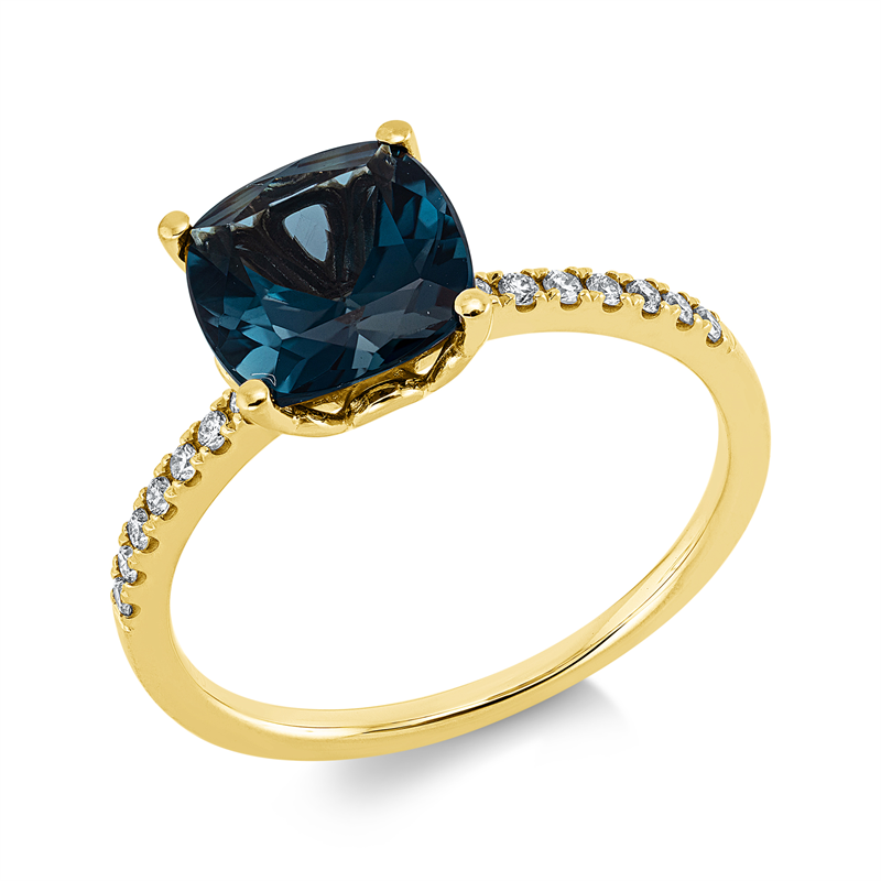 Ring 4er-Krappe 18 kt GG