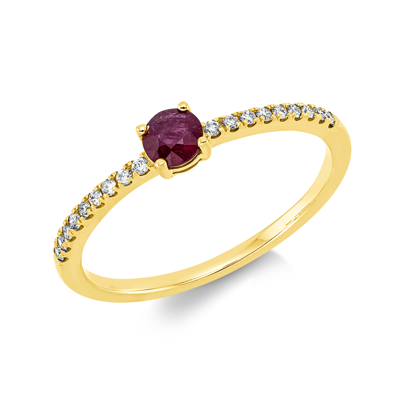 Ring 4er-Krappe 18 kt GG
