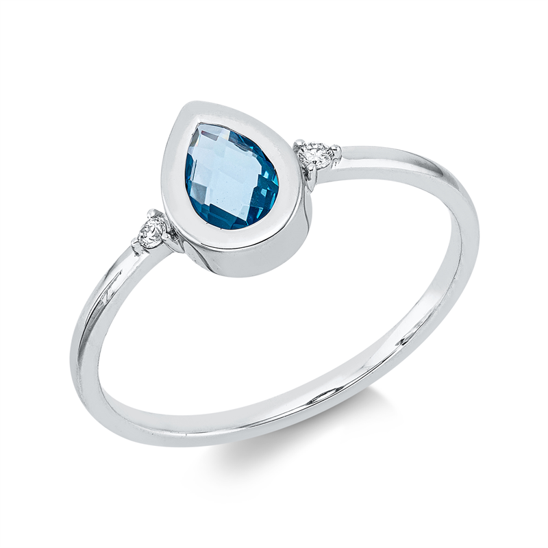 Ring 18 kt WG Tropfen
