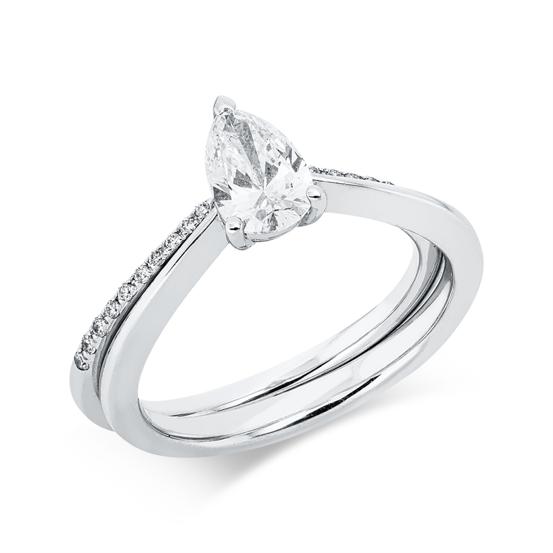 Ring 3er-Krappe 18 kt WG