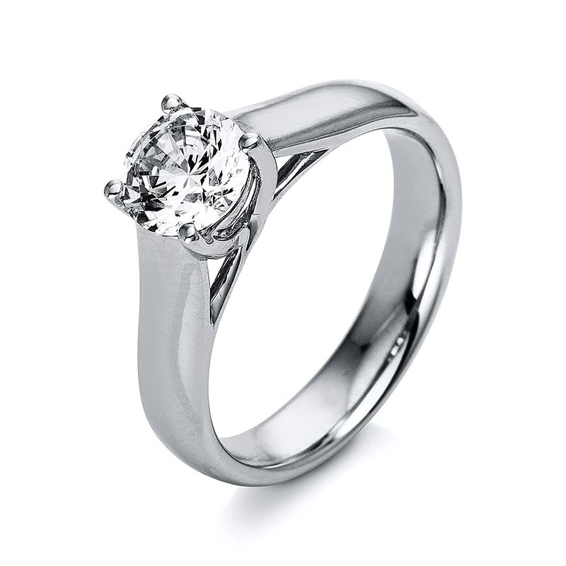 Ring 4er-Krappe 14 kt WG, GIA1389251540